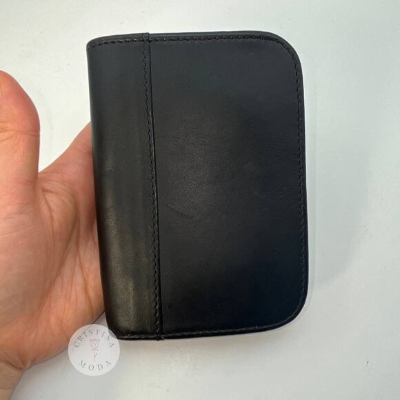 Vintage Coach Zip Around Compact Clutch Wallet 6901 Black - Picture 2 of 10